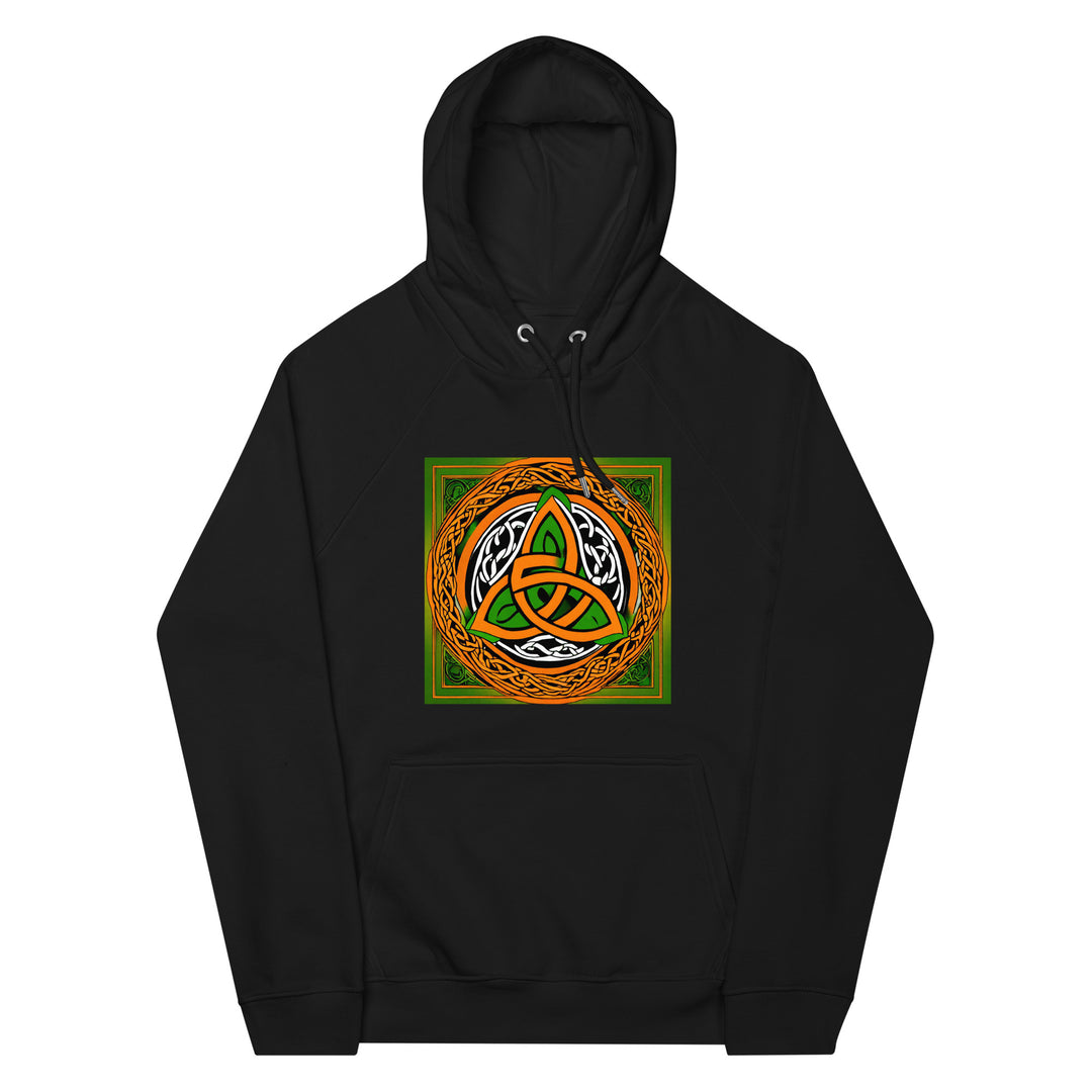 Celtic Triquetra Unisex eco raglan hoodie