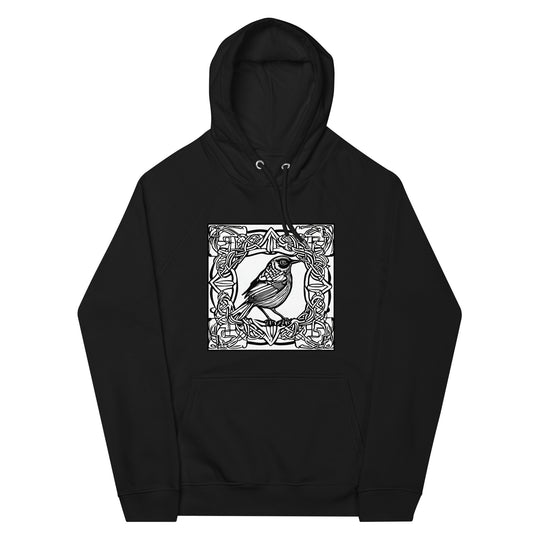 The Wren Celtic Zodiac Unisex eco raglan hoodie