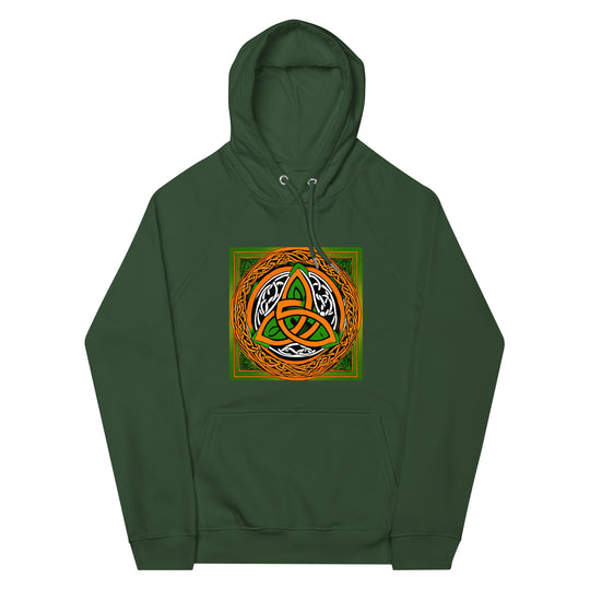 Celtic Triquetra Unisex eco raglan hoodie