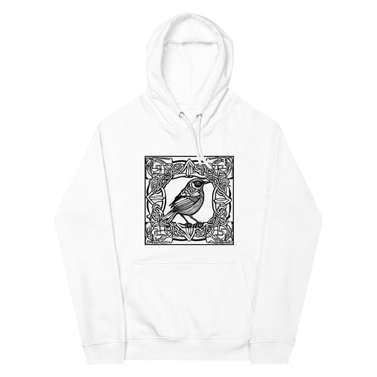 The Wren Celtic Zodiac Unisex eco raglan hoodie