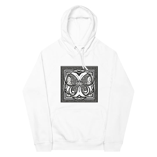 The Butterfly Celtic Zodiac Unisex eco raglan hoodie