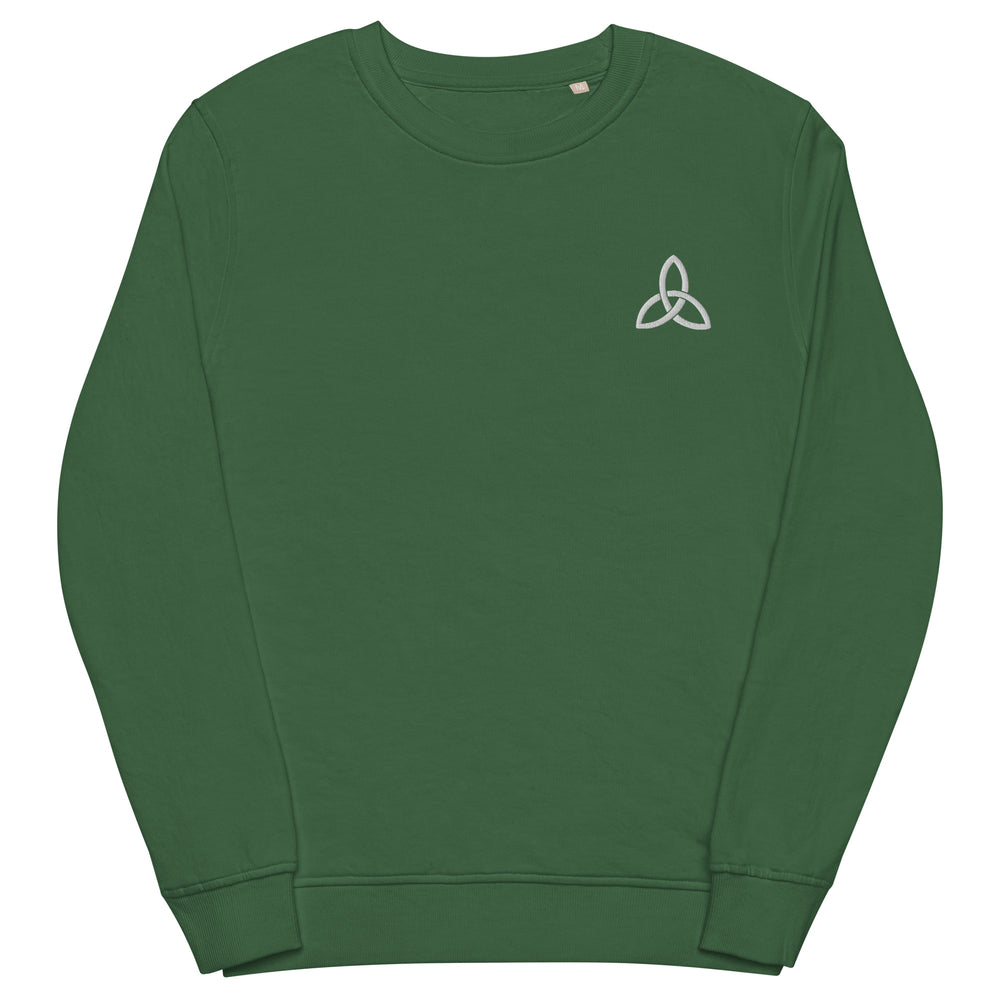 Celtic Triquetra Knot Unisex organic sweatshirt