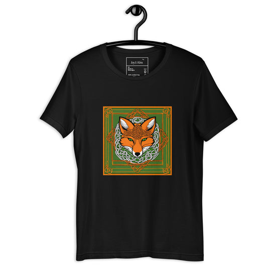 Fox Celtic Animal Zodiac Unisex t-shirt