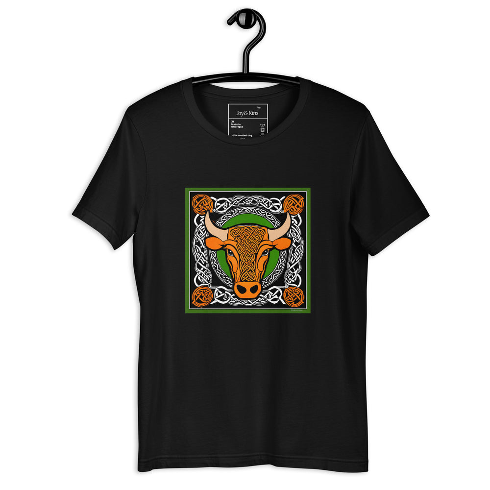 Bull Celtic Animal Zodiac Unisex t-shirt