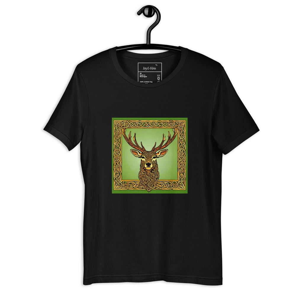 Stag Celtic Animal Zodiac Unisex t-shirt