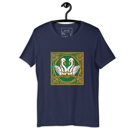 Swan Celtic Animal Zodiac Unisex t-shirt